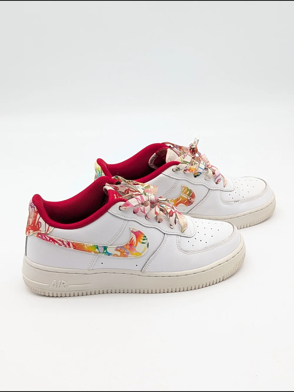 Nike Air Force 1 Chinese new year  size 6.5Y Red White CU2980-191
